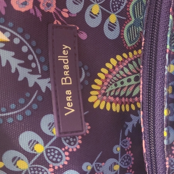 Vera Bradley purple backpack-NWOT - Picture 2 of 5
